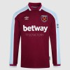 Camiseta West Ham United Primera Equipación 2021/2022 Manga Larga